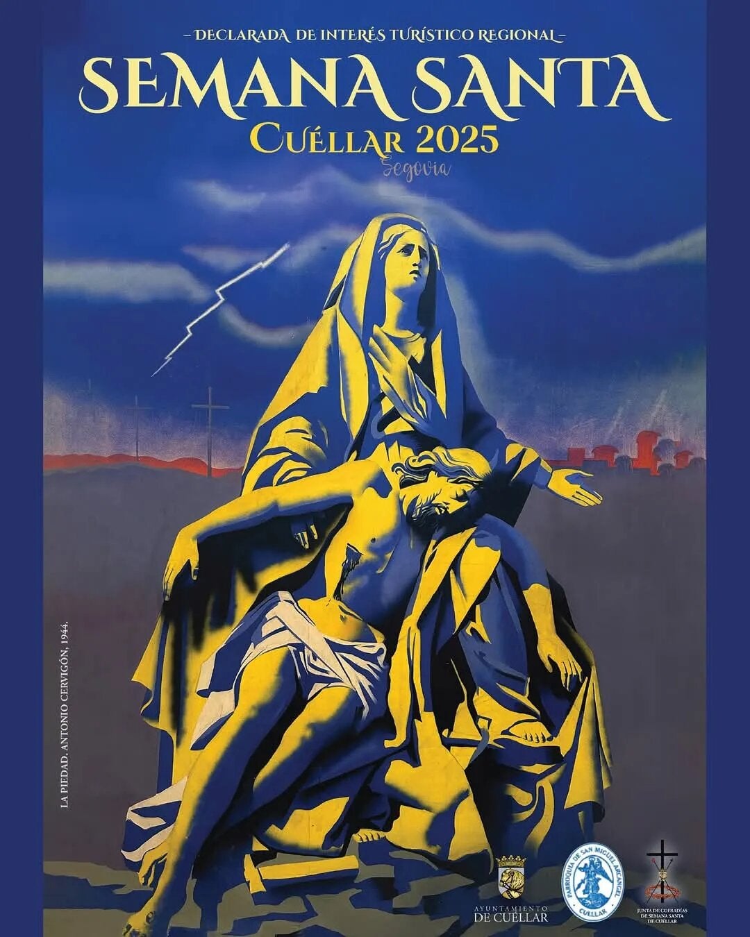 Procesiones con alto valor de las tallas en la Semana Santa de Cuéllar declarada de Interés Turístico Regional Procesiones con alto valor de las tallas en la Semana Santa de Cuéllar declarada de Interés Turístico Regional