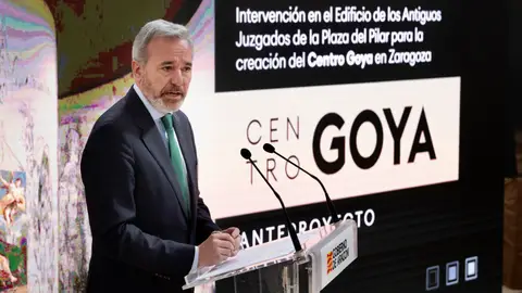 El presidente del Gobierno de Aragón, Jorge Azcón, ha asistido a la presentación del anteproyecto del Centro Goya El presidente del Gobierno de Aragón, Jorge Azcón, ha asistido a la presentación del anteproyecto del Centro Goya