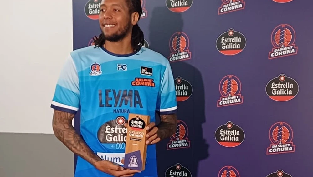 Trey Thompkins III, premio Estrella Galicia de marzo de 2025 Trey Thompkins III, premio Estrella Galicia de marzo de 2025