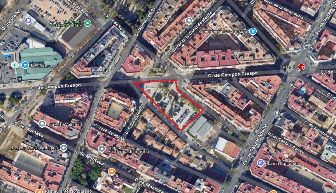 Los solares a espaldas de la subestación de Patraix se transforman en una gran explanada peatonal con juegos y zonas de estancia Los solares a espaldas de la subestación de Patraix se transforman en una gran explanada peatonal con juegos y zonas de estancia