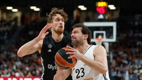 Sergio Llull en el partido Real Madrid-París en el play-in de la Euroliga Sergio Llull en el partido Real Madrid-París en el play-in de la Euroliga