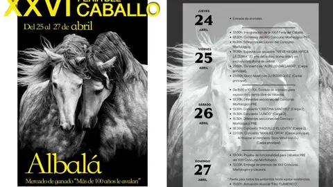 La XXVI Feria del Caballo de Albalá contará con una veintena de ganaderías La XXVI Feria del Caballo de Albalá contará con una veintena de ganaderías