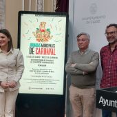 Instantes de la presentación de las jornadas de Carnaval