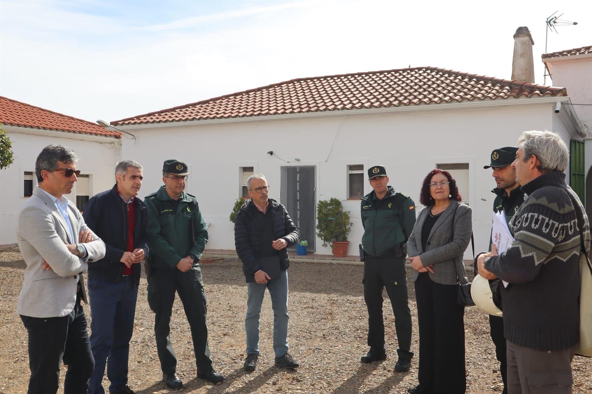 Avanzan las obras en el cuartel de la Guardia Civil de Granja de Torrehermosa Avanzan las obras en el cuartel de la Guardia Civil de Granja de Torrehermosa