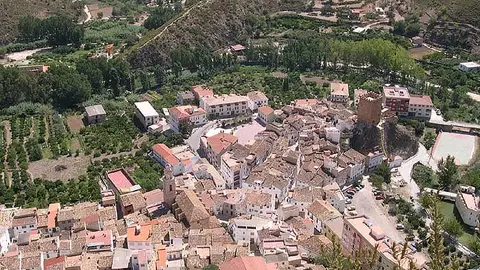 Vista aérea de Sot de Chera (València) Vista aérea de Sot de Chera (València)