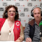 Trini Pérez Alfosea y Francisco Toledo