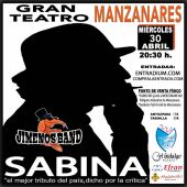Tributo a Sabina en Manzanares