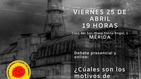 Adenex y Ecologistas en Acción organizan en Mérida un debate sobre el "desastre" de la energía nuclear Adenex y Ecologistas en Acción organizan en Mérida un debate sobre el "desastre" de la energía nuclear