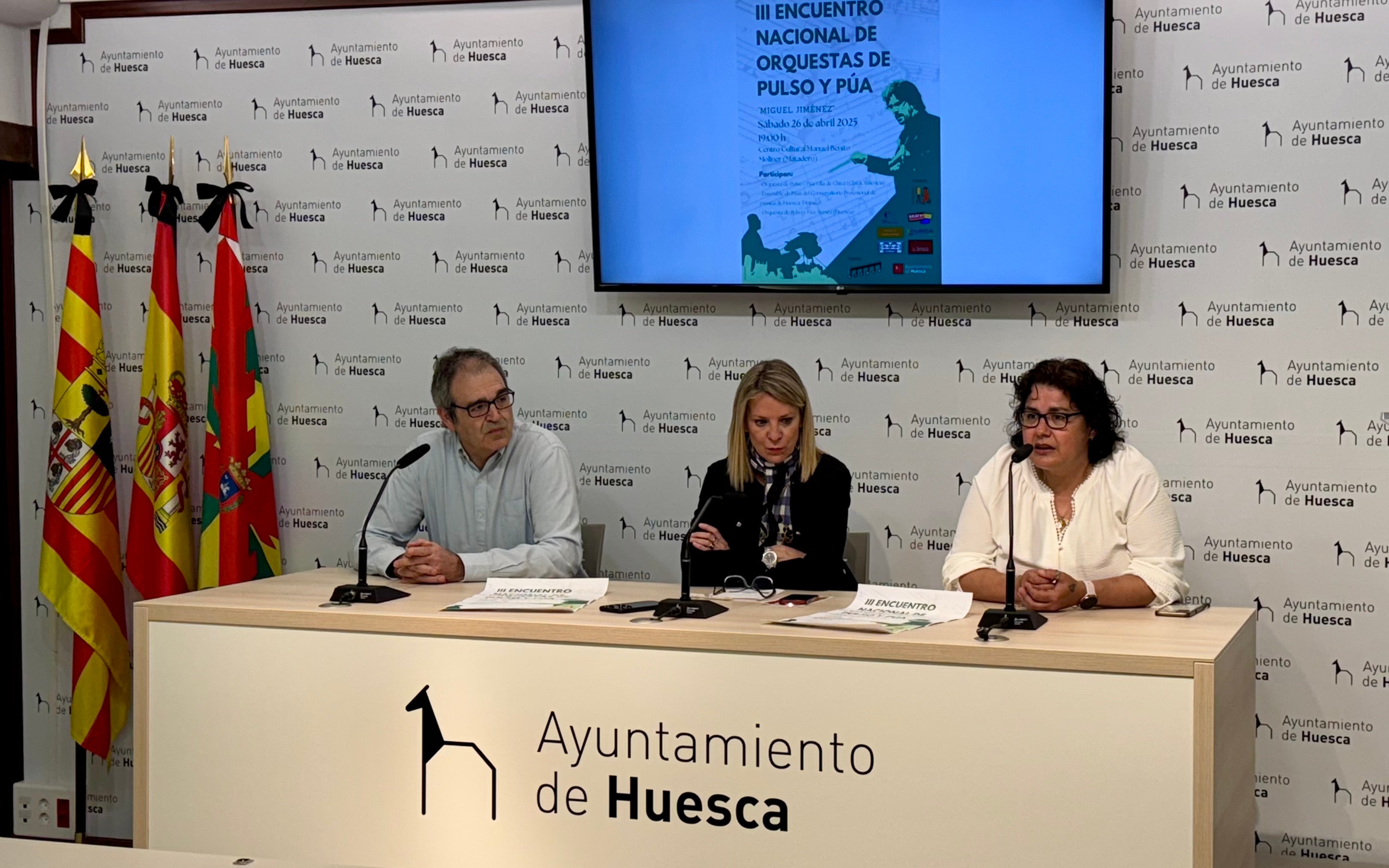 Doble homenaje en el III Encuentro de Orquestas de Pulso y Púa de Huesca Doble homenaje en el III Encuentro de Orquestas de Pulso y Púa de Huesca