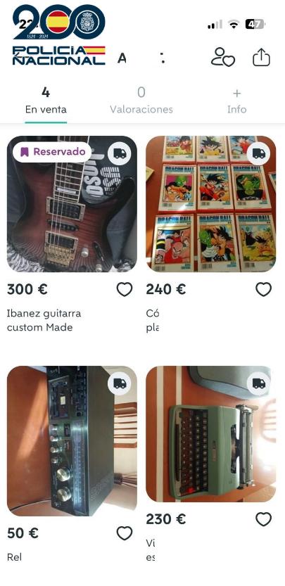 La Policía Nacional recupera en Valdepeñas una guitarra robada a Mojinos Escozíos La Policía Nacional recupera en Valdepeñas una guitarra robada a Mojinos Escozíos