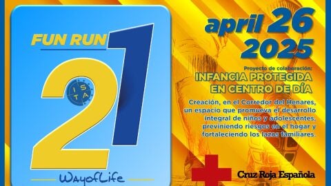 Cartel de la edici&oacute;n n&uacute;mero 21 de la Fun Run del Colegio Internacional Santo Tom&aacute;s de Aquino