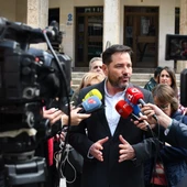 David Broceño atiende a los medios David Broceño atiende a los medios