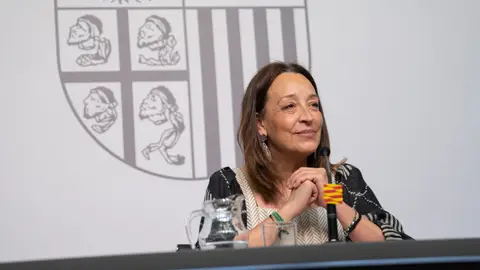 Susín en la rueda de prensa en el Pignatelli Susín en la rueda de prensa en el Pignatelli
