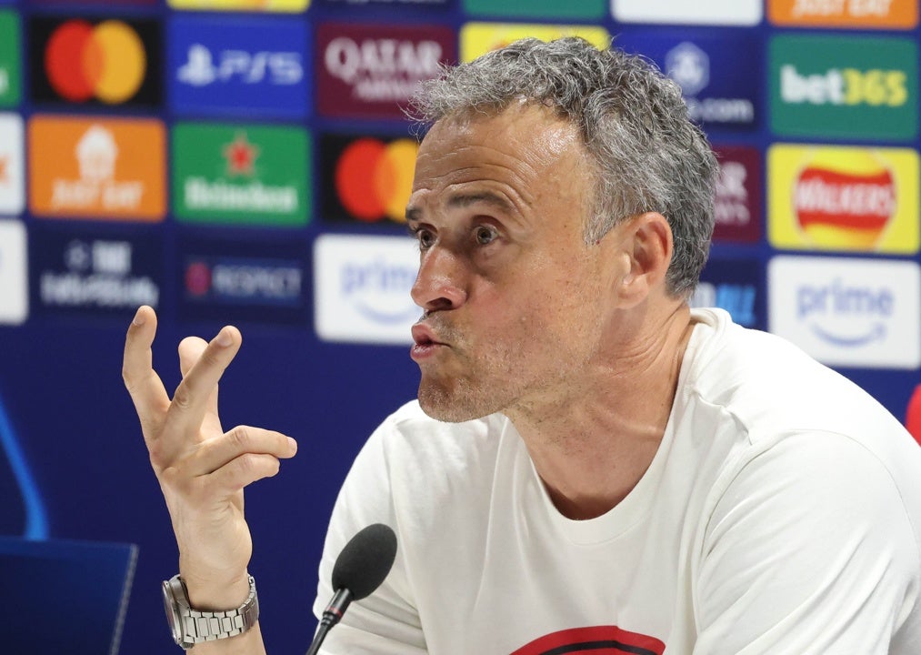 Luis Enrique: "Queremos dar un paso más y hacer historia" Luis Enrique: "Queremos dar un paso más y hacer historia"