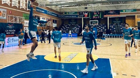 Calentamiento antes del partido