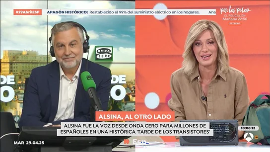 Alsina, en 'Espejo público': "La radio fue el soporte informativo de ayer" Alsina, en 'Espejo público': "La radio fue el soporte informativo de ayer"