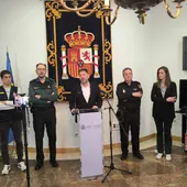 David Broceño durante la rueda de prensa David Broceño durante la rueda de prensa