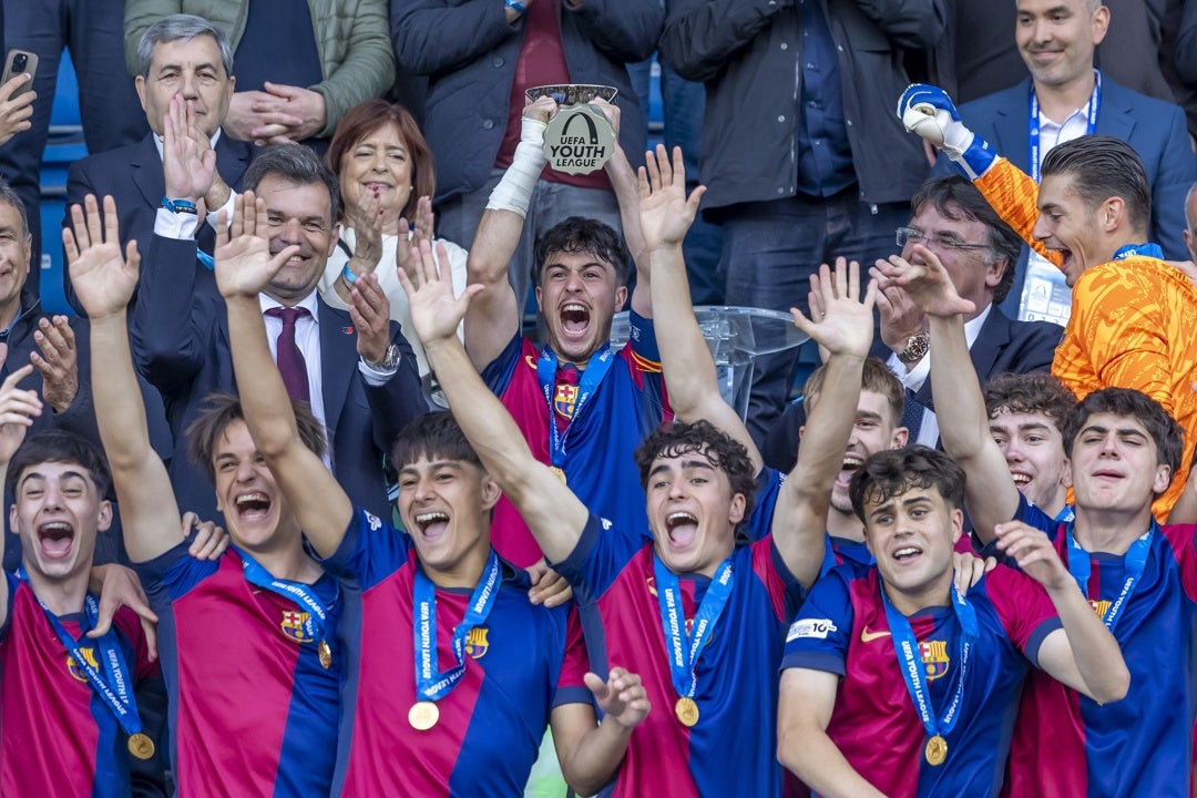 El Barcelona conquista su tercera Youth League El Barcelona conquista su tercera Youth League