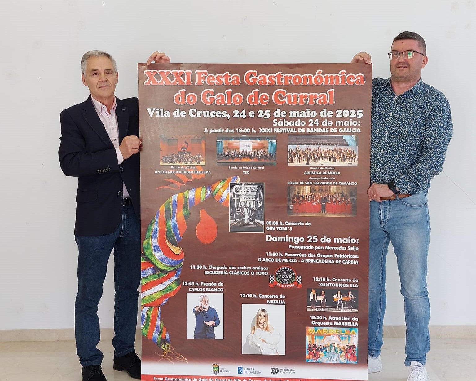 Vila de Cruces enxalzará o galo de curral coa súa festa gastronómica os días 24 e 25 de maio Vila de Cruces enxalzará o galo de curral coa súa festa gastronómica os días 24 e 25 de maio