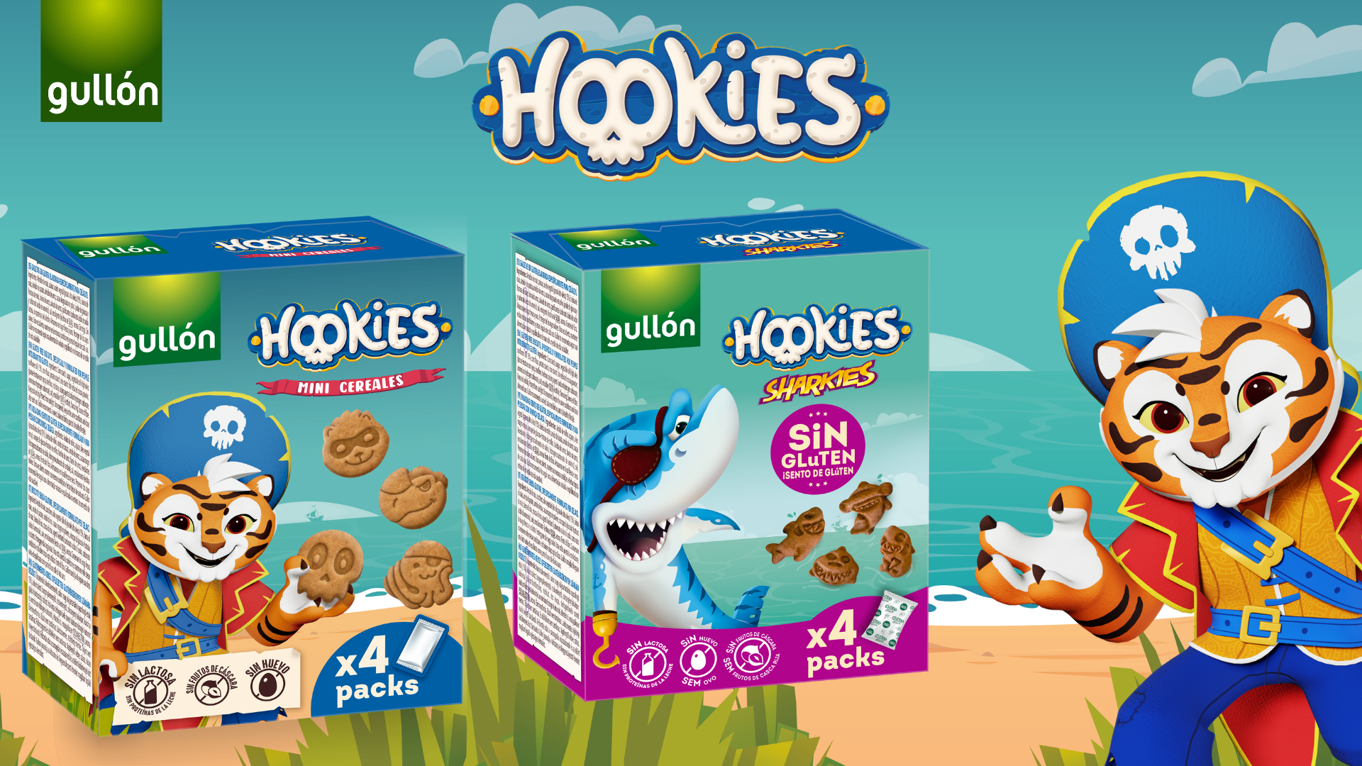 Galletas Gullón amplía la familia Hookies con formatos mini para que ningún niño se quede sin sus galletas Galletas Gullón amplía la familia Hookies con formatos mini para que ningún niño se quede sin sus galletas