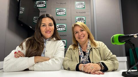 Sandra con Indhira Pimentel