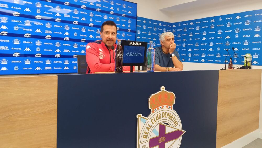 Fran Alonso, entrenador del Deportivo ABANCA