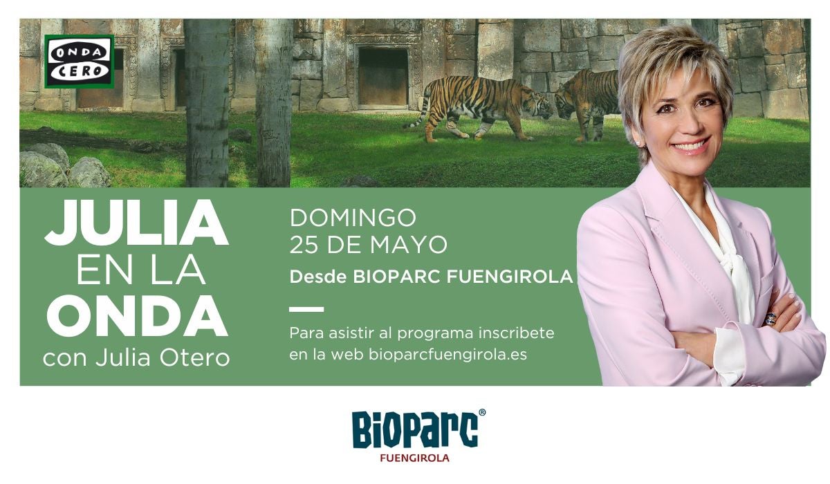 Julia en la Onda, en directo desde Bioparc Fuengirola Julia en la Onda, en directo desde Bioparc Fuengirola