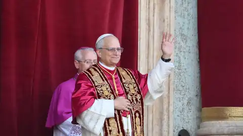 Imagen del papa León XIV. Imagen del papa León XIV.