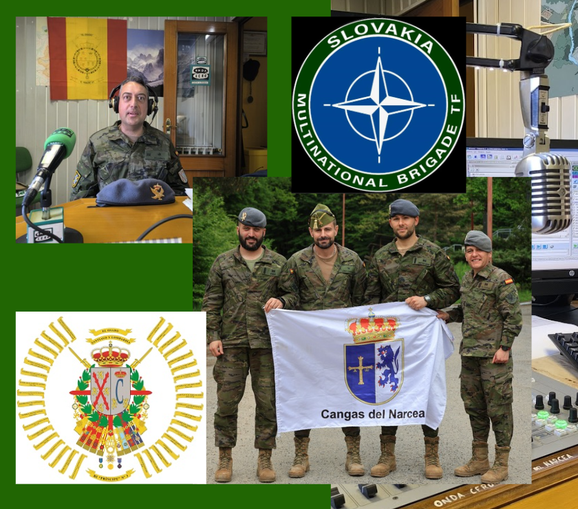 Charlamos con militares cangueses destinados en Eslovakia Charlamos con militares cangueses destinados en Eslovakia