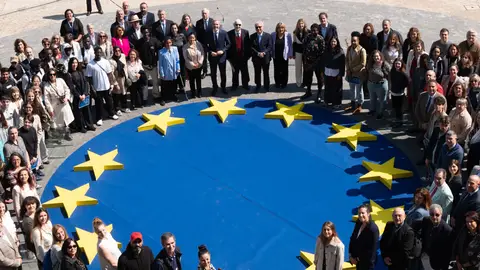 Imagen del acto de celebración en el edificio Pignatelli Imagen del acto de celebración en el edificio Pignatelli