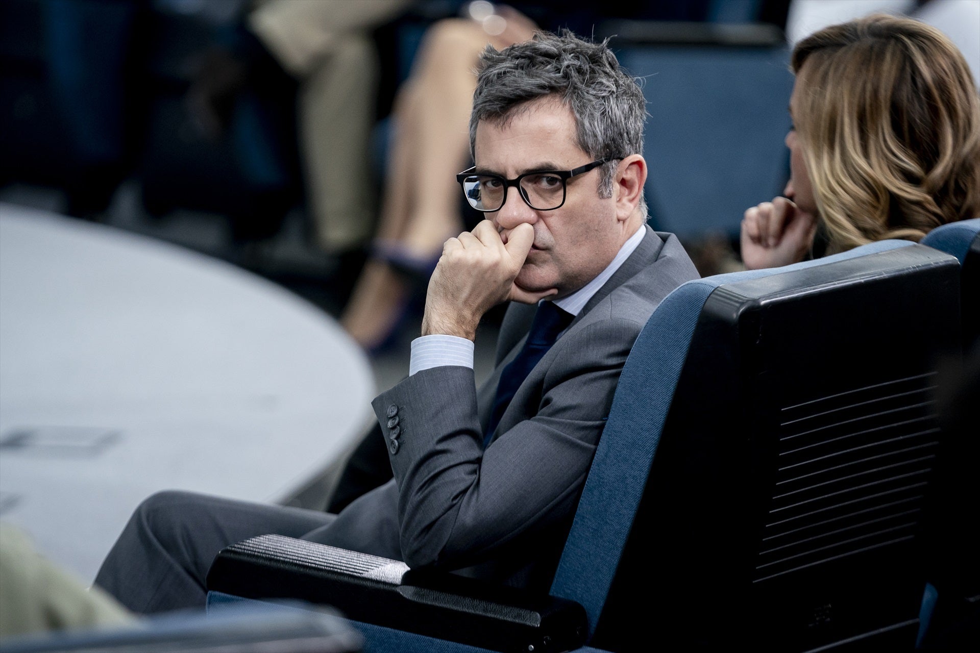 Bolaños minimiza el paro judicial mientras los fiscales progresistas advierten de una ruptura total por la reforma Bolaños minimiza el paro judicial mientras los fiscales progresistas advierten de una ruptura total por la reforma