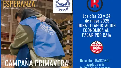 Maskom Supermercados se une a la Campaña de Primavera de Bancosol para ayudar a las familias vulnerables de Málaga Maskom Supermercados se une a la Campaña de Primavera de Bancosol para ayudar a las familias vulnerables de Málaga
