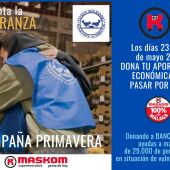 Maskom Supermercados se une a la Campaña de Primavera de Bancosol para ayudar a las familias vulnerables de Málaga
