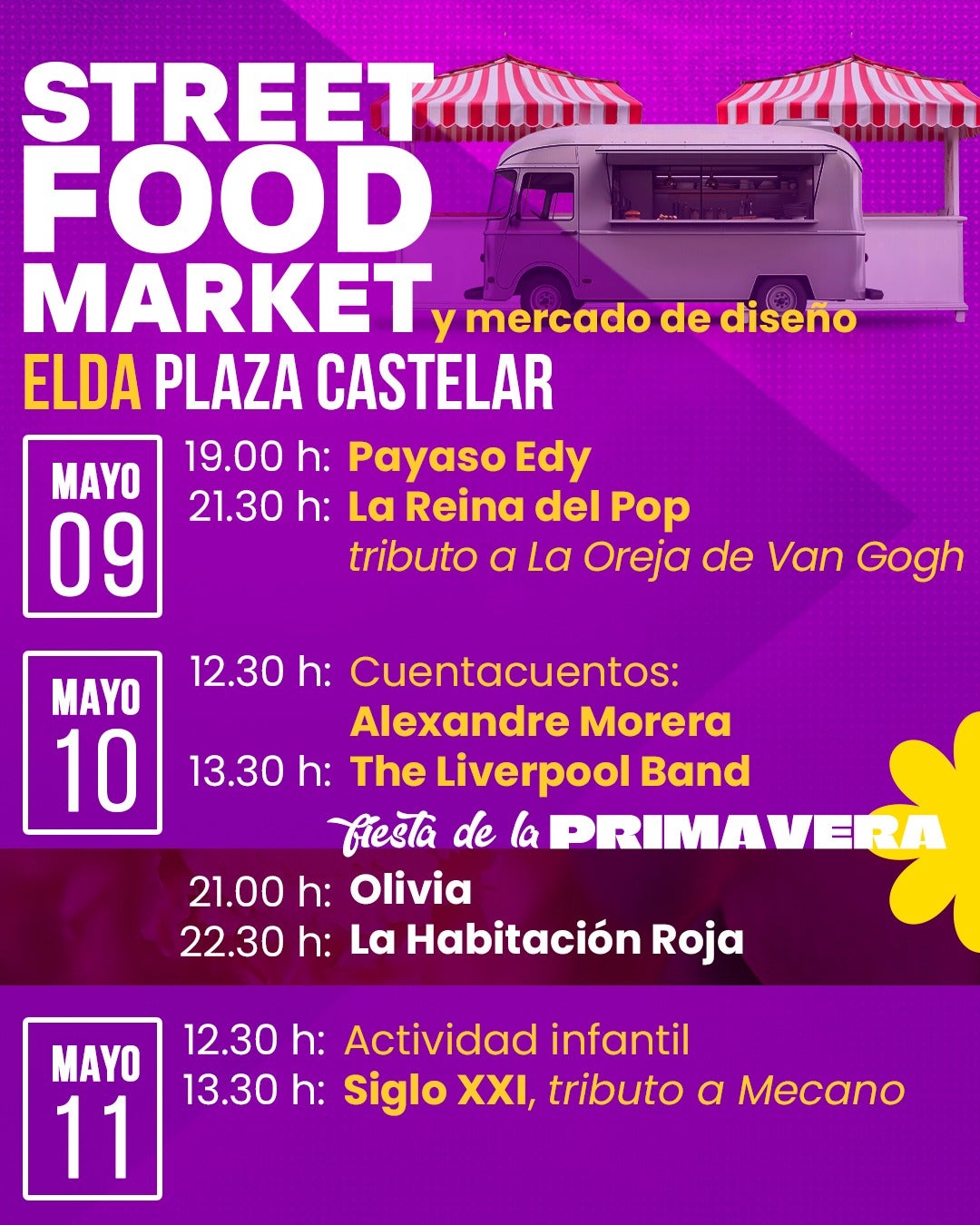 Elda acoge una nueva edición del Street Food Market Elda acoge una nueva edición del Street Food Market