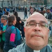 Alfonso Morejudo en la Plaza de San Pedro
