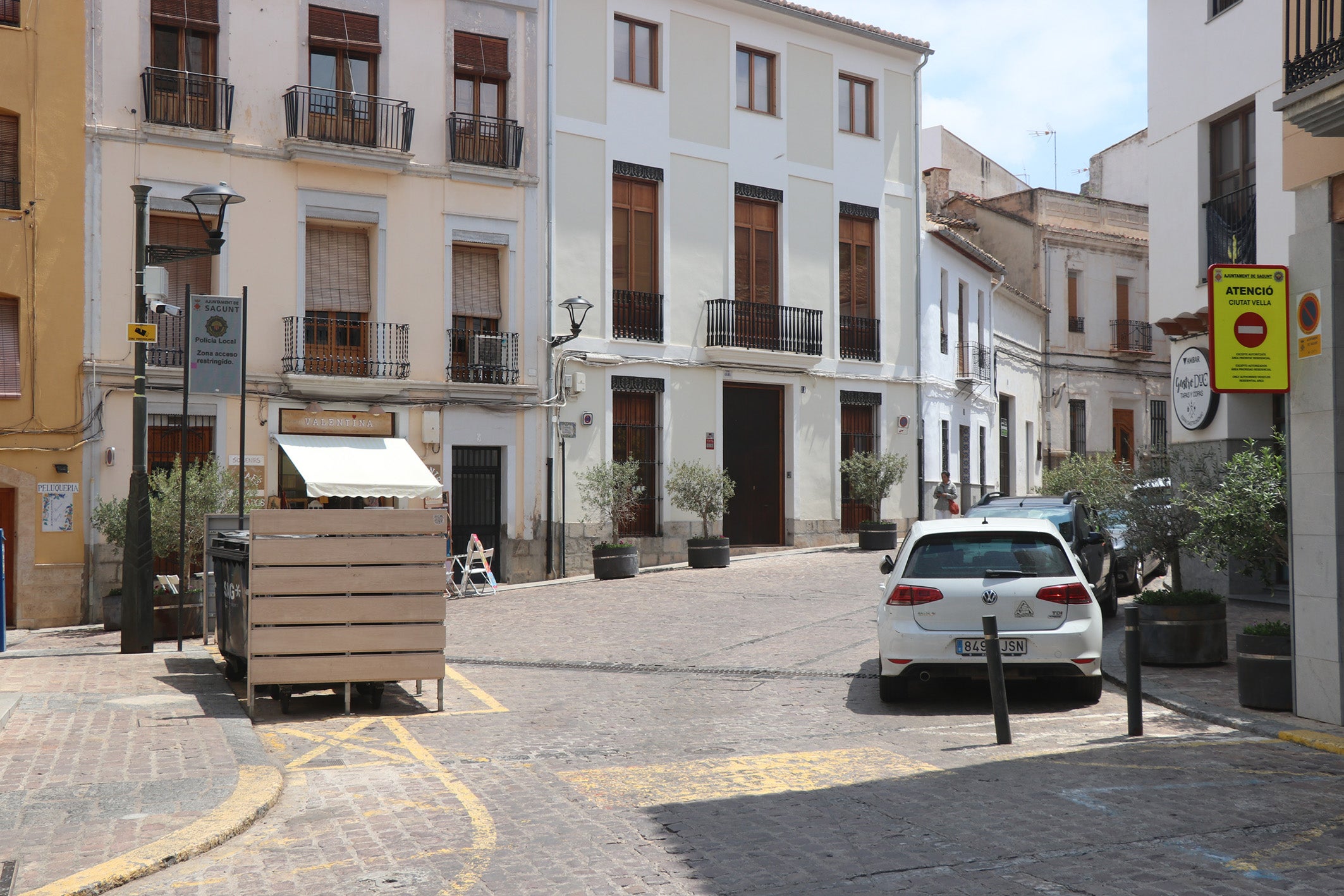 Sagunto activa el control de acceso a Ciutat Vella Sagunto activa el control de acceso a Ciutat Vella