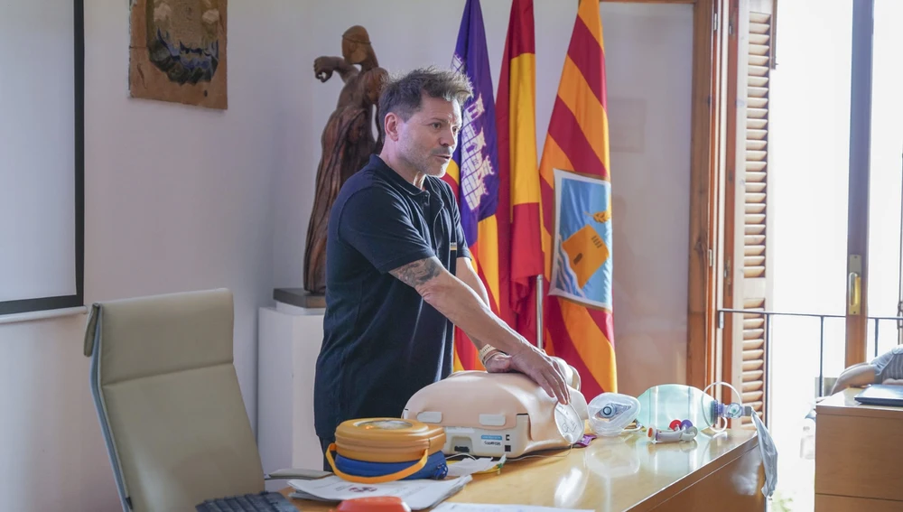 Un momento de la formación que recibieron los socorristas reactivos Un momento de la formación que recibieron los socorristas reactivos