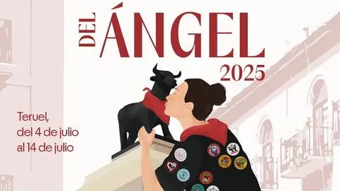 Cartel anunciador de las Fiestas de la Vaquilla del Ángel 2025 CARTEL VAQUILLA 2025