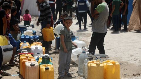 Casi 300 millones de personas sufren hambre aguda en el mundo / Un niño gazatí. IMAGEN: Rizek Abdeljawad Casi 300 millones de personas sufren hambre aguda en el mundo / Un niño gazatí. IMAGEN: Rizek Abdeljawad