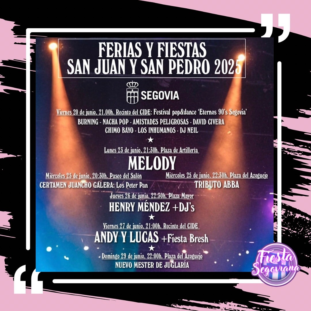 La Feria de Día de San Juan y San Pedro tendrá este año una duración de nueve días La Feria de Día de San Juan y San Pedro tendrá este año una duración de nueve días