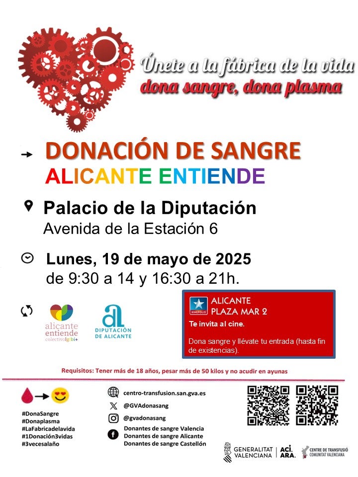Nueva campaña de donación de sangre por el Día Internacional contra la LGTBIfobia Nueva campaña de donación de sangre por el Día Internacional contra la LGTBIfobia