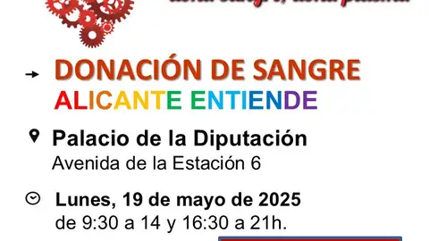 El cartel de la donación de sangre El cartel de la donación de sangre