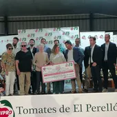 Entrega cheque tomate El Perello 2025 Entrega cheque tomate El Perello 2025