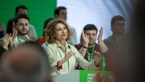 La secretaria general del PSOE-A, María Jesús Montero, interviene en la inauguración del XV Congreso del PSOE de Andalucía. A 22 de febrero de 2025 en Armilla (Granada). (Foto de archivo). - Francisco J. Olmo - Europa Press - Archivo La secretaria general del PSOE-A, María Jesús Montero, interviene en la inauguración del XV Congreso del PSOE de Andalucía. A 22 de febrero de 2025 en Armilla (Granada). (Foto de archivo). - Francisco J. Olmo - Europa Press - Archivo