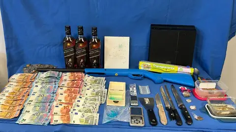 Policía Nacional desmantela un punto de venta de droga en la zona de “Las Ochenta” Policía Nacional desmantela un punto de venta de droga en la zona de “Las Ochenta”