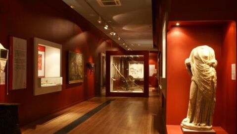 Interior Museo Provincial de Guadalajara.