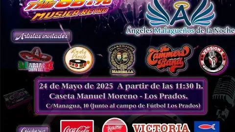 La ONG Ángeles Malagueños de la Noche celebra su fiesta solidaria este sábado 24 de Mayo ONG