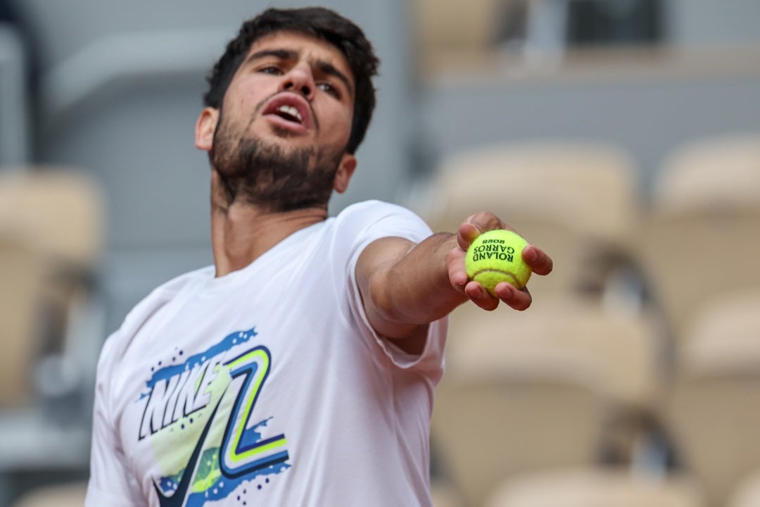 Alcaraz debutará ante Nishikori en Roland Garros Alcaraz debutará ante Nishikori en Roland Garros