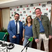 Javier Ruíz, Consoli Romero y Marcelino Abenza Javier Ruíz, Consoli Romero y Marcelino Abenza