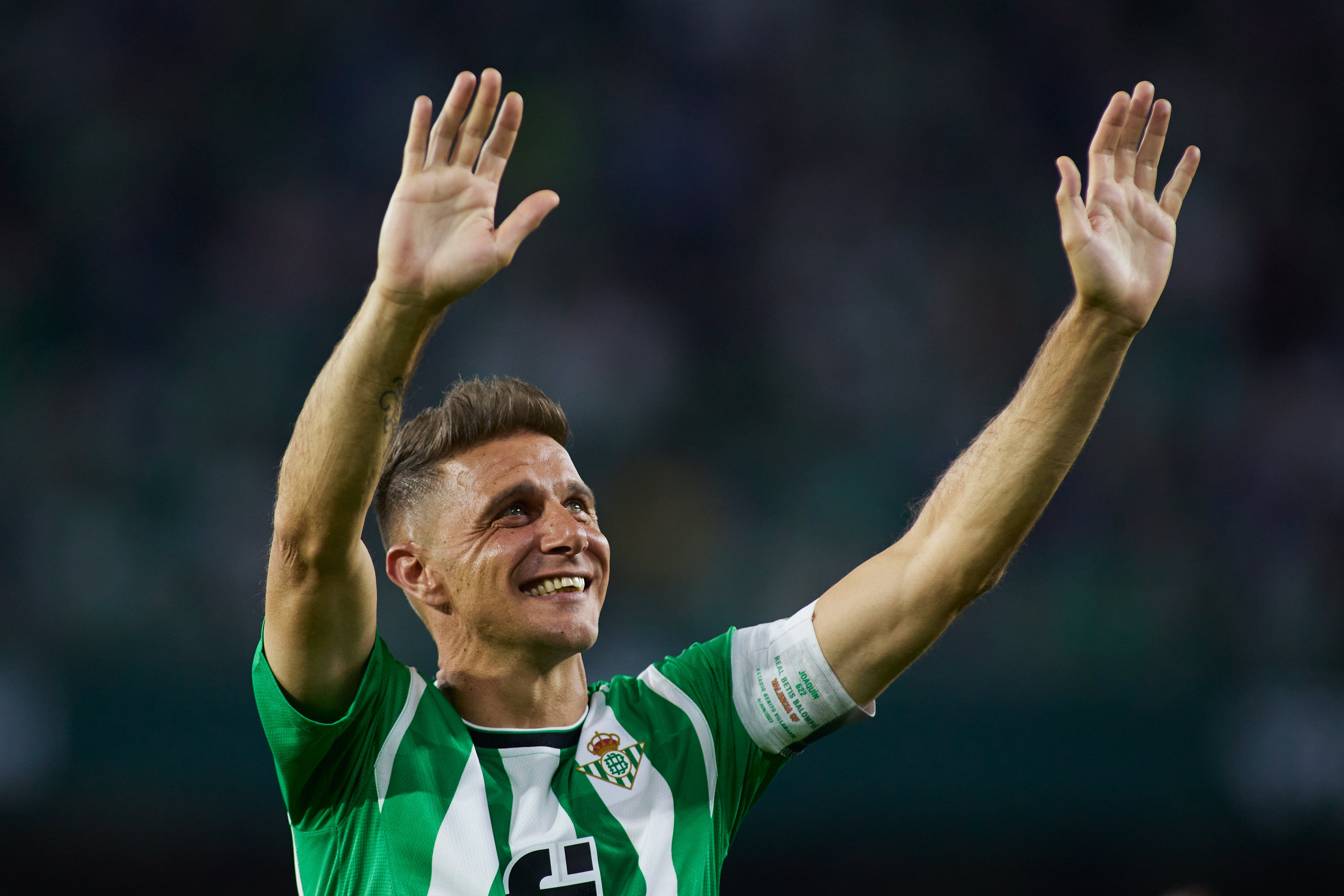 Joaquín Sánchez: "No hay que perder la identidad que nos ha traído hasta la final" Joaquín Sánchez: "No hay que perder la identidad que nos ha traído hasta la final"